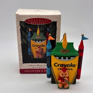 Hallmark Keepsake Crayola Crayons Bright Shining Castle Christmas Ornament